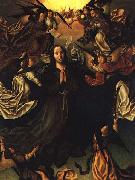 FERNANDES, Vasco Assumption of the Virgin  dfg Spain oil painting artist
